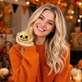 thumbnail image 7 of Glitter Stress Relief Dumpling, Halloween Spooky Ghost Dumpling Squishies Balls, Dumplings Stress Balls for Adults Fidget Dumpling With Steamer,Relief Fidget Sensory for Holiday & Birthday Gifts, 7 of 7