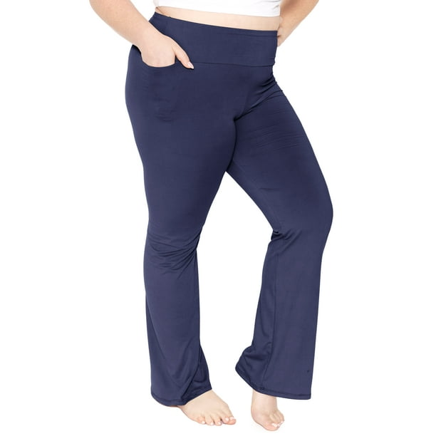 STRETCH IS COMFORT Women's Oh So Soft High Waist Bootcut Yoga Pants