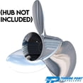 thumbnail image 3 of New Stainless Steel Propeller Compatible With Nissan/Tohatsu 115-250 HP Omc I/O 2.0-8.2L For All Years By 31511920 OS-1619-L Diameter 15.6" x 19" Pitch 3 Blades Left Hand Rotation, 3 of 3