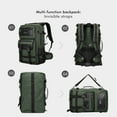 thumbnail image 4 of WITZMAN Large Nylon Travel Backpack for Men Carry on Duffle Bags Fit for 17 inch Laptop Luggage Backpack Airline Approved(B685 Army Green), 4 of 13