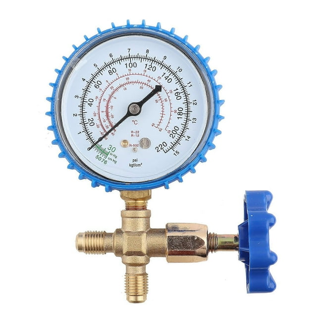 Air Conditioning Refrigerant Recharge Pressure Gauge Manometer Fit for R410A R22 R134A R404A