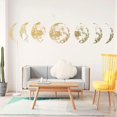 thumbnail image 2 of POCREATION Moon Phase Pattern Wall Decal, Background Sticker, Decorating Living Room For Bedroom Home Children Room, 2 of 8
