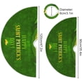 thumbnail image 3 of Coolnut St. Patrick's Day Christmas Tree Skirt 36", St. Patrick's Day Tree Skirt Double Layers Polyester Easter Tree Skirt for St. Patrick's Day Holiday Party Decoration, 3 of 6
