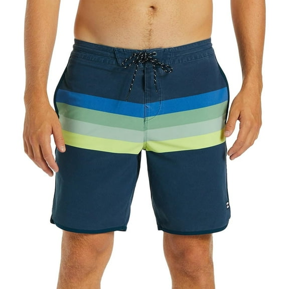 Billabong Men's 73 Spinner Lo Tides 19" Boardshorts Swim Bottoms Blue 30 New