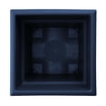 thumbnail image 4 of Bloem Veranda 18" Square Box Resin Planter - UV-Resistant, Indoor and Outdoor, Navy, 4 of 5