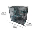 thumbnail image 4 of Kitty City Outdoor Cat Enclosure Catio with Mesh Walls, Zip Door, Fits Multiple Cats, 4 of 10