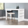 thumbnail image 3 of Home Square Lorelei 25.5" Counter Stool in Dillon Cream/Black - Set of 3, 3 of 8
