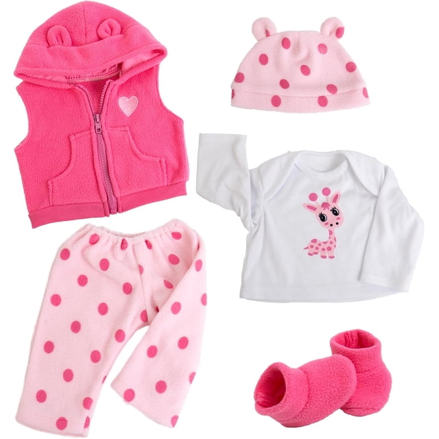 Ropa de Muñecas Bebé Renacidas - Accesorios de Ropa de Atuendo para Muñecas Bebé Recién Nacidas Realistas de 20-24 Pulgadas