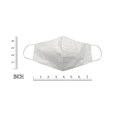 thumbnail image 3 of Reusable Muslin White Tones Cotton Fabric Washable Fashion Face Masks Set of 3, 3 of 8