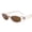 Brown, variant on Womens Fashion Sunglasses UV400 Protection Small Frame Candy Color Plastic Frames High Strength Lenses Classic