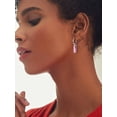 thumbnail image 2 of Pendientes colgantes Huggie PROSTEEL Acero Inoxidable Mujeres Turmalina de octubre Cristal, 2 of 8