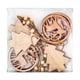 thumbnail image 3 of 10 piezas de árbol de Navidad de madera hueco colgante accesorio decoración navideña árbol y reno, 3 of 9