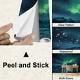 thumbnail image 4 of Peel and Stick Wallpaper Borealis lagoon J kulsarlon Modern Art Wall Mural Decor Self Adhesive and Removable 100in x 144in, 4 of 8