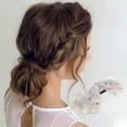 thumbnail image 2 of Unique Bargains Marble Texture Bow Hair Clips Amber Gray 2 Pcs, 2 of 6