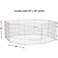 thumbnail image 3 of Midwest Exercise Pen 24 Inch With Full Maxx Lock Door For Dogs, 3 of 7