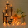 thumbnail image 4 of 12PCS Flameless LED Tea Lights Canadles Realistic Flickering Warm Yellow Battery Operated LED Tea Lights Candles. Ideal for Parties, Weddings, Birthdays, Festival Celebration, 4 of 6