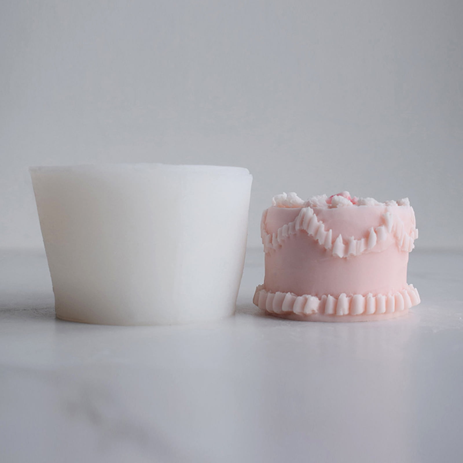 Double-layer Cake Silicone Mold Heart-shaped Cake Casting Resin Moulds Chocolate Candy Clay Craft Decorations