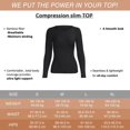thumbnail image 7 of Women's Seamless Long Sleeve Smoothing Undershirt, 7 of 7