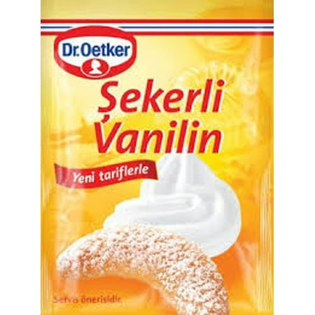 - Dr. Oetker Powdered Vanilla Sugar – 0.18oz x 5 pieces