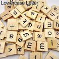 thumbnail image 6 of Papaba Wooden Letters,100 Pcs Wooden Alphabet Tiles English Letters DIY Wood Crafts Kids Toy 18x20mm, 6 of 6