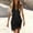 *Black, variant on ClodeEU Women's Sleeveless V Neck Button Bodycon Mini Dress,Solid Club Pencil Dress with Pocket Beige,Women's Plus L