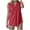 Red, variant on Womens Tank Tops Sleeveless V Neck Button Design Solid Color A Line Loose Casual Womens Casual Tops Red XXL