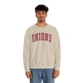 thumbnail image 5 of Onion Sweatshirt Gifts Crew Neck Shirt Long Sleeve Unisex, 5 of 7