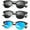 (3 Pack) Tortoise Blue/Black/Silver Black, variant on Unisex Polarized Retro Classic Trendy Stylish Sunglasses for Men Women Driving Sun glasses UV Blocking