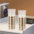 thumbnail image 4 of OFFIGAM 6Pcs Transparent Coin Storage Tubes Convenient Coin Organizer for Daily Use with Clear Plastic Design, 4 of 7