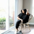 thumbnail image 3 of Women’s Two Piece Outfit Short Sleeve Pullover With Drawstring Long Pants Tracksuit Jogger Set, 3 of 6