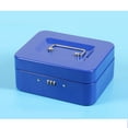 thumbnail image 4 of RABBITH Standard Steel Cash Box with Combination Lock Small / Middle Size Cash Box Metal Safe Boxes, 4 of 19
