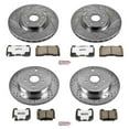 thumbnail image 3 of PowerStop Front and Rear Z26 Street Warrior Carbon-Fiber Ceramic Brake Pad and Drilled and Slotted Rotor Kit Fits: SUBARU Select Models K4490-26, 3 of 9
