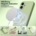 thumbnail image 2 of Funda de Silicona Premium, compatible con MagSafe, a Prueba de Golpes, para iPhone 17 6.3", Matcha, 2 of 7