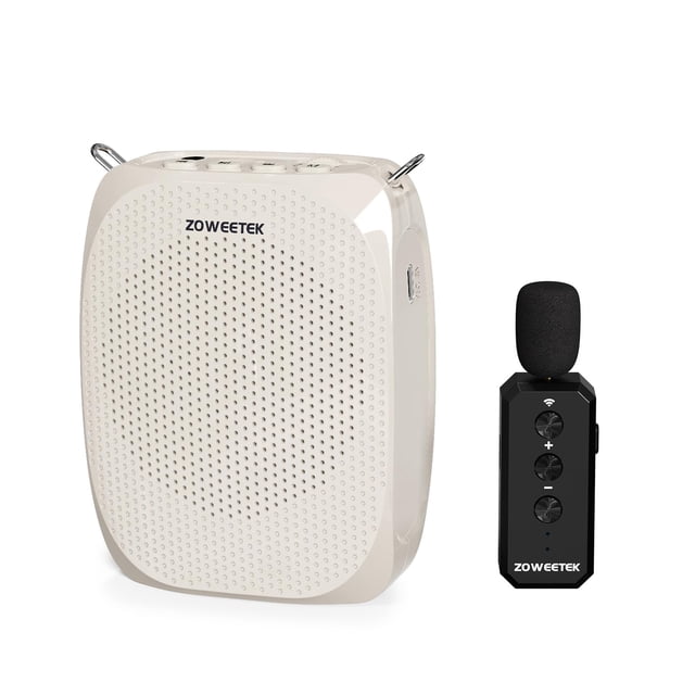 Amplificador de voz ZOWEETEK ZW-S611 Micrófono Lavalier inalámbrico