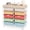 Rainbow, variant on Rolling Storage Cart with 10 Drawers, KINGTIDY Drawer Cart with Sturdy Frame for Craft Office School Storage, Rainbow
