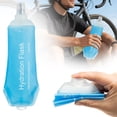 thumbnail image 2 of Soft Flask, Tpu Collapsible Soft Water Bottle for Hydration Pack, Running Vest, Leak-Proof Folding Water Bottle for Hiking Cycling Climbing Jogging-250ml White, 2 of 9