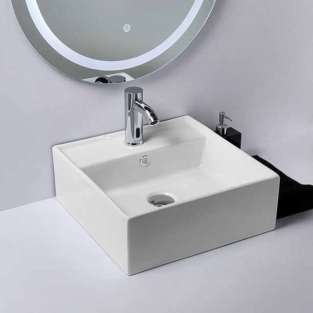 Paquete LAVABO Esatto Econokit Arial Z con llave DE sensor y desagües