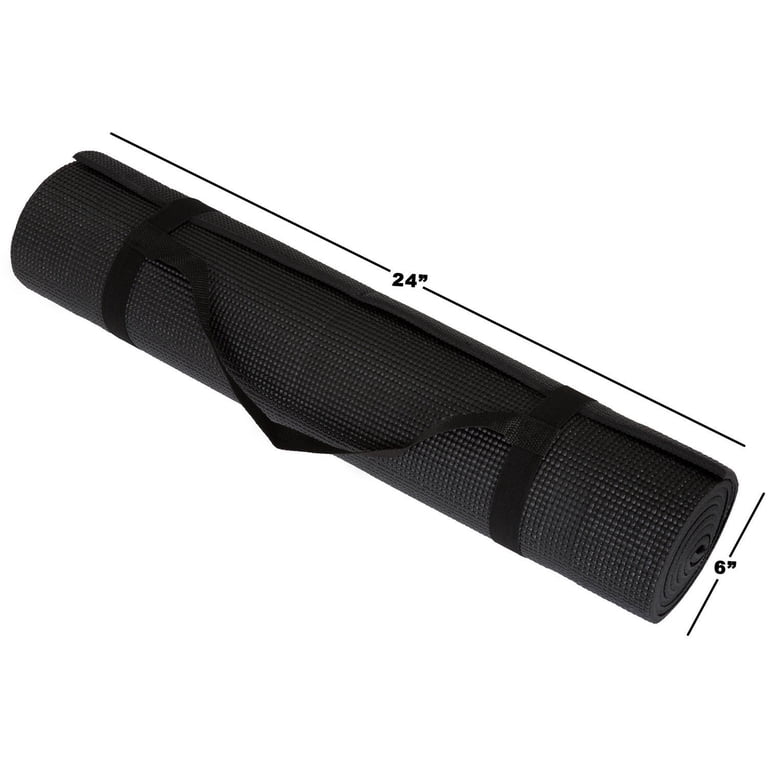 Wakeman Fitness Non-Slip Yoga Mat with Carrying Strap photo 6