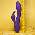 thumbnail image 7 of Evolved Wavy Rabbit Rabbit Vibrator, Purple, 7 of 7