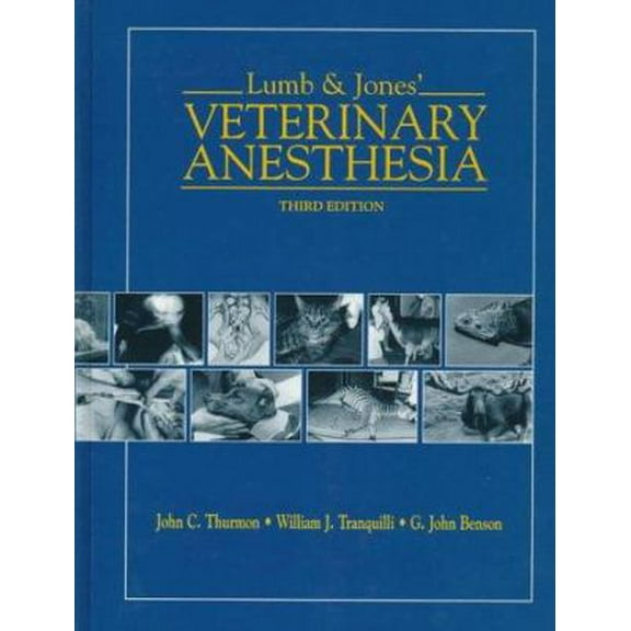 Pre-Owned Lumb & Jones Veterinary Anesthesia (Hardcover) 0683082388 9780683082388