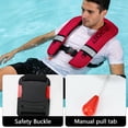 thumbnail image 4 of WUSUOWEI 1PC Adult Automatic PFD Vest,Inflatable Kayak Water Sports Vest,Soft and Lightweight Cloth,Breathable Mesh Inner Vest for Kayaking,Paddleboarding,Sailing,Boating,Fishing, 4 of 9