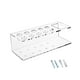 thumbnail image 4 of Estante de almacenamiento para borradores, soporte para pinceles de uñas, almacenamiento de papelería, organizador de escritorio de oficina Claro, 4 of 9