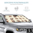 thumbnail image 3 of Kdxio Cooking With Love Print Windshield Sun Shade, Foldable Sun Blocker for Car,Truck,SUV Automotive Interior Sun Protection,Reflective Shade for Front Windshield(Medium), 3 of 7