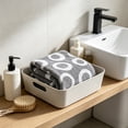 thumbnail image 2 of Kyusrd Hand Towels for Bathroom,Cotton Soft Absorbent Decorative Hand Towel for Face Spa Bath Gym Kitchen,Gray,34x72cm, 2 of 6