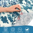 thumbnail image 5 of Yayeee Kitchen Curtains Tier Set of 2 Light Filtering 57"x36" Over Sink Window Panels, Beautiful Leaves Pattern, 5 of 7