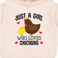 thumbnail image 3 of Inktastic Just a Girl Who Loves Chickens Toddler Hoodie, 3 of 4