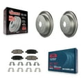 thumbnail image 1 of Transit Auto Rear Coated Disc Brake Rotors and Ceramic Pads Kit for Car 2009-2013 Suzuki Grand Vitara KGC-101734, 1 of 11