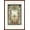 Brown Frame, variant on Art.com Art Nouveau Stained Glass Art Print, 12" x 18"