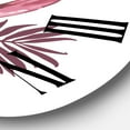 thumbnail image 3 of Designart 1 in Quartz Tropical Wall Clock, 3 of 5