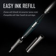 thumbnail image 5 of Titanium Alloy Fountain Pen Medium Nib with Ink Converter, Key Unity Calligraphy Pen for Writing & Journaling, KP02, 5 of 9